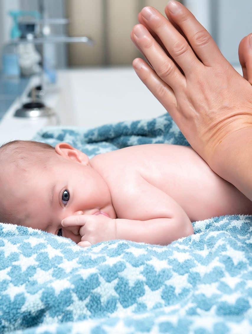 Massage bien-naître pour bébé